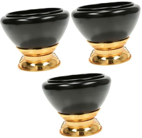 3 cuencos de carillón, cuencos de relajación, cuencos Zen, cuencos de metal para cantar, cuencos de chakras, cuencos de sonido curativo, cuencos de sonido, mazo, cuencos de meditación, cuencos de N