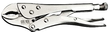 Round Straight Pointed Jaw C-Clamp Pliers Automatic Locking Head 10/9/7/6 Inch Multi-Functional Pliers