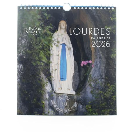 Lourdes Kalender 2025 groß - Zeitauswahl - Christlicher Papierkult