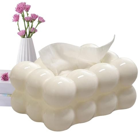 Zuckerwatte Tissue Box Taschentuchbox Taschentuchspender Kosmetiktücher Box Taschentücher Box Tissue Box Cover Tücherbox Moderner Taschentuchbox Für Badezimmer Schlafzimmer Esszimmer Büro