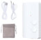 TV Bluetooth 5.3 Empfänger, Sender 3.5mm Aux Audio Jack, 2-in-1 Mini Wireless Adapter mit Kopfhörer Dual Pairs, Aptx Low Latency für Flugzeug, Auto, Stereoanlage, Tretmühle, Tablets, Weiß