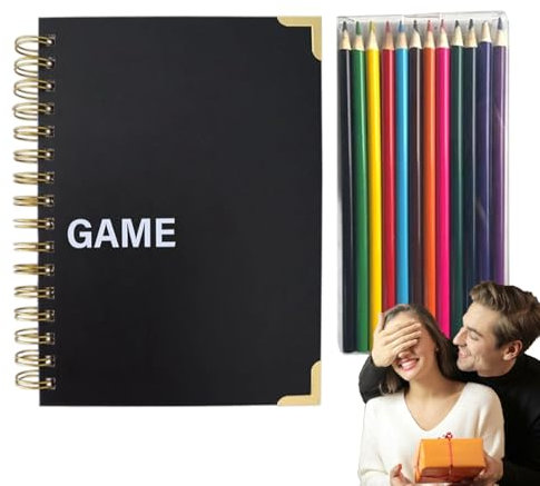 Nybhyjka Bu llet Dotted Journal-Spiel, Bu llet Journaling-Spielnotizbuch, Diagramm Ihrer Aufgaben, Jährliches Finanzausgaben-Tracker-Notizbuch, Für Planer, Ersparnisse, Finanzen Und Projekte