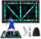 GYHWOFUL Fußball Trainingsmatte 60x90 CM mit Fußballsocken und Aufbewahrungsbeutel, Stoßdämpfende Rutschfest, Training Schritt Fussballmatte, Sport Ballkontrolle für Zuhause, Fussball Trainingszubehör