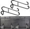 Confezione da 2 supporti per manubri, ganci per manubri, supporto per manubri, capacità di carico di 113,4 kg, allenamento per sollevamento pesi fitness, accessori per palestra domestica