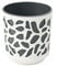 KONZEPT Pot de fleurs avec insert (diamètre 19 cm) – Grand pot en plastique robuste, résistant aux UV, pour l'intérieur et l'extérieur