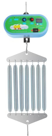 KANBCNG Elektrische Babyschaukel Steuerung, Federwiege Motor Schaukelfeder für Babywiege und Babyhängematte Babywippensteuerung mit Digitale Anzeige Max Belastbarkeit 20 kg 53 × 18cm