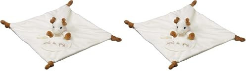 Sophie la Girafe - Caoutchouc Doudou avec Attache Sucette, Blanc et Beige