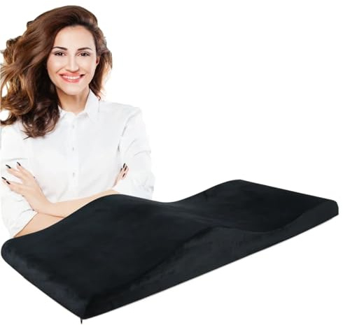 LUKYWANG Kosmetikliege Matratze Wimpernschaum Spa Schönheitsbett Gebogene Topper Schönheitssalon Wimpernmatratze Bett Wave Memory Foam Wimpernbett Wimpernliege
