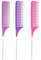 Pettine per colpi di sole in 3 misure, pettine a coda, pettine per lo styling, pettine per capelli, pettine per tintura, colpi di sole professionali (colorato)