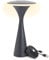 8 seasons design Tischlampe kabellos, dimmbar, Outdoor & Indoor - Hello Space - USB Ladestation, 27cm, Aluminium (anthrazit), LED warmweiß bis kaltweiß, Touch Control, Akku Tischleuchte