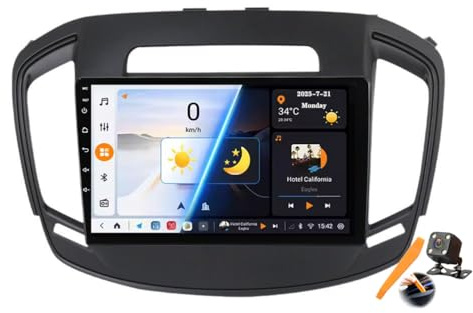 Y200s,Android 15.0 Navi 2 DIN Stereo Ersatz für Regal/opel Insignia 2013-2018 Autoradio Sat GPS Navigation 9 Zoll Cartablet DVD Multimedia Player FM BT Receiver mit Android Auto Carplay