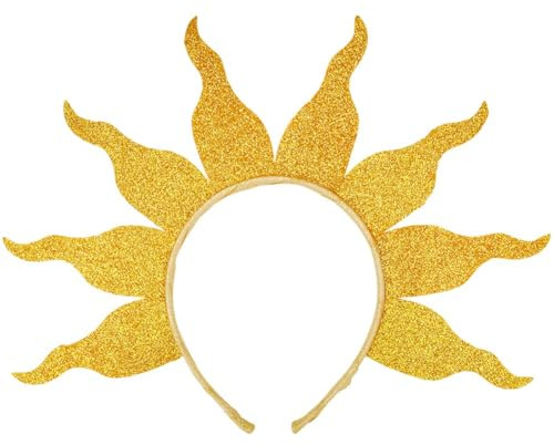 Luxylei Flammen-haarreif, Blinkender Sonnen-haarreif, Feuerkronen-haarreif, Schimmernder Feuer-Party-haarreif Für Erwachsene Und Kinder, Haaraccessoires
