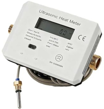Débitmètre Compteur de chaleur à ultrasons avec écran LCD, climatiseur, compteur d'eau froide et chaude, compteur d'énergie de chauffage, fonctionne(DN25)