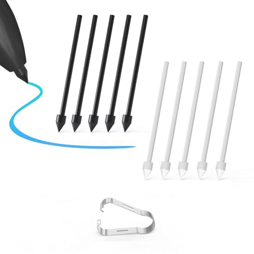 10 PCS Tips/Nibs Replacement for Samsung Galaxy Tab S9/S9FE+/S9 Ultra, S8/S8+/S8 Ultra, S7/S7+/S7 FE, S6/S6 Lite, Note10/10 Plus/10 Lite, Note 20/S21/S22/S23/S24/S25 Ultra S Pen