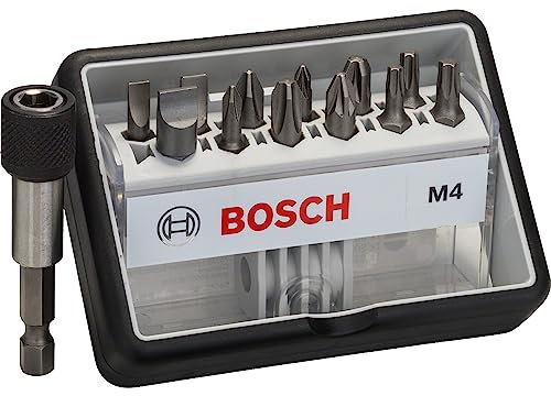 Bosch 2607002566 25 mm Extra Hard Robust Line Screwdriver Set Plus a Magnetic Holder (12-Piece)