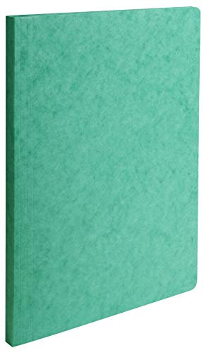 Exacompta 11503H Premium Aktendeckel. Aus extra starkem Colorspan-Karton für DIN A4 grün Stück Hefter ideal für das Büro und Schule und die mobile Organisation