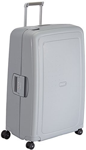 Samsonite S'Cure - Hartschalenkoffer 81 cm Extra Groß - Trolley Koffer mit 4 Rollen, TSA-Schloss, Leicht - 138 L - Silber (Silver)