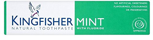 Kingfisher Mint Natural Toothpaste with Fluoride (100ml) - Pack of 2