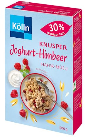 Kölln Müsli Joghurt Himbeer 30% weniger Fett, 500 g