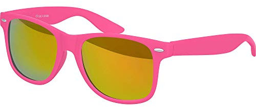 Balinco – Sonnenbrille Damen & Herren UV400 CAT 3 CE – Klassische Sonnenbrillen mit Federscharnier – Verspiegelte, braune, Klarglas & Smoke-Gläser – Sunglasses 100% UVA/UVB Schutz – Diverse Farben