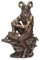 Nemesis Now Dekofigur Pfanne, 34 cm, Bronze