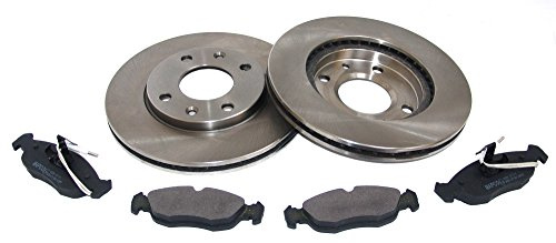 Mapco 47454 Bremsensatz Bremsscheiben mit Bremsbeläge Vorderachse | Kompatibel mit: CITROËN SAXO, XSARA, XSARA Break, XSARA Coupe, PEUGEOT 106 I, 106 II, 306, 306 Break, 306 Cabriolet