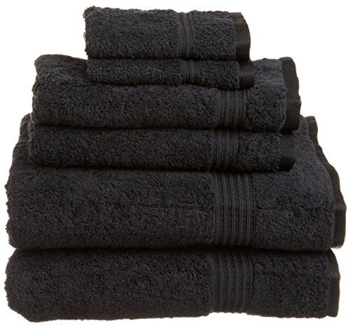 Superior Handtuch-Set, ägyptische Baumwolle, 6-teilig, Badezimmer-Essentials, Handtücher für Badezimmer, Wohnung, Airbnb, Gästebad, Gesicht, Hand, Badetücher, Waschlappen, saugfähig, schnell