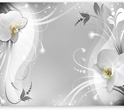 Fototapete murando 350x256 cm Vlies Tapeten Wandtapete XXL Moderne Wanddeko Design Wand Dekoration Wohnzimmer Schlafzimmer Büro Flur Blumen Orchidee b-A-0149-a-b