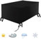 Xiliy Meubles Table Couverture Polyester Housse de Protection pour Rectangulaire Meuble de Jardin Bâche Housse Rectangulaire 242 x 162 x 100 cm
