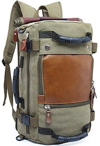 KAKA Reisetasche/Rucksack für Laptops mit 39,6 cm (15,6 Zoll), Grün…