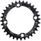 Keenso Monoplato de Bicicleta, 32/34/36/38T BCD 104 mm Plato para Bicicleta de Montaña(34T-Negro) 104 bcd 32t Ovalado