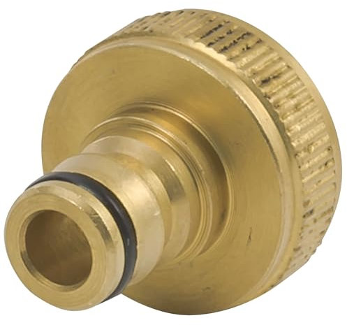 Rain 9454 Nez de Robinet Femelle 1 9454-Nez Laiton-26 x 34 mm-Permet de Relier des raccords, Or