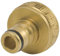 Rain 9454 Nez de Robinet Femelle 1 9454-Nez Laiton-26 x 34 mm-Permet de Relier des raccords, Or