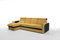 Robin Bristol Ecksofa mit Schlaffunktion Bettkasten Verstellbare Kopfstützen Sofa L-Form Schlafsofa Freistehende Eckcouch Schlafcouch Wohnzimmermöbel Wohnlandschaft (Senfgelb Schwarz)