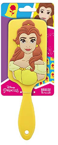 DISNEY Princesses - Brosse à cheveux silicone 3D BELLE - Princess - Tous types de cheveux