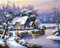 N / A DIY 5D Diamond Painting Bilder Set Full Groß Snow View Cottage Diamant Malerei Kits für Erwachsene Kinder Strass Stickerei Kreuzstich Diamant Arts Craft für Home Wall Décor-Square Drill,40X50cm