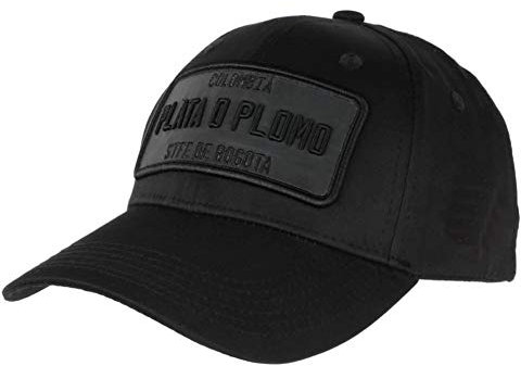 Plata O Plomo Baseball-Kappe schwarz matt Patch Bogota Colombia Street Baseball – Unisex Gr. Einheitsgröße, Schwarz