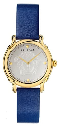 Versace Damen Armbanduhr Safety Pin Armband Leder VEPN004 20
