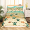 Sunnybed Grüne Meeresschildkröte Trösterbezug Ozean Hawaii Strand Tropisches Bettwäsche Set für Teens Jungen,Schildkröte Bettbezug Seestern Muschel Küsten Bettbezug Meerestier Zimmer Dekor 135x200