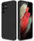 GiiYoon Cover Compatibile con Samsung Galaxy S21 Ultra Custodia in Silicone, Custodia Antiurto Custodia Sottile in Silicone con Strato Interno in Fibra e Protezione della Fotocamera, Nero