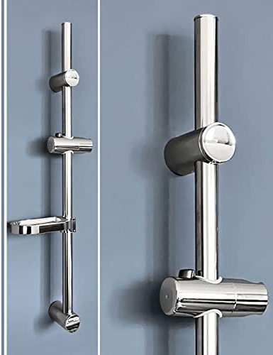 Gulfstream Komfort Duschstange für Duschkopf Handbrause Duschstange mit Schiebehalter (STELLA-A(700mm))