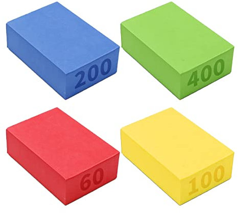 4 Stück abgewinkelter Schleifschwamm Hand Diamant Schleifpads für Keramik Stein Marmor Fliesen Beton Glas Granit