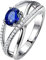 Ring Echt Gold Damen 750, Saphir Ring Frauen Echt 1,25 karat Trauringe Diamant gr.53 (16.9) Damen Ringe Modeschmuck