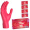 ARNOMED® Gants en nitrile taille XS Rouge [100 pcs] - Gants à usage unique pour chirurgie & laboratoire - Gants en nitrile sans poudre et sans latex - Moufles en nitrile en XS, S, M, L, XL, XXL