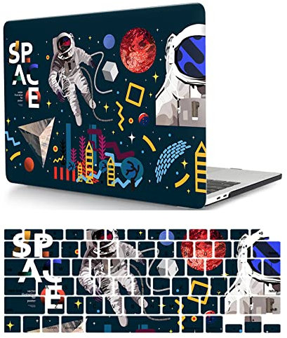 Funda Compatible con Macbook Pro 13 Pulgadas 2012 2011 2010 2009 2008 Versión Modelo A1278 con CD-ROM, Carcasa Rígido de Plástico Cubierta Protectora & Cubierta de Teclado, astronauta1