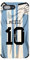 Slrioks Messi Jersey Phone Case Soccer Case for iPhone 14 13 12 11 Pro Max Plus Mini Xr Xs X 7 8 6 Thin Leather Silicone Shockproof