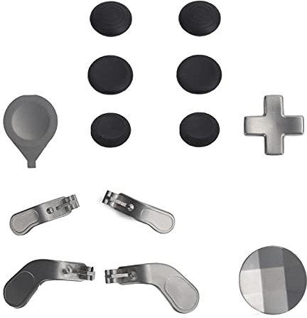 Elite Controller Elite Series 2 Controller-Zubehör Metall-Silikon-Gamecontroller-Tastenpaddel-Set Gamepad Thumbsticks für One Elite Series 2