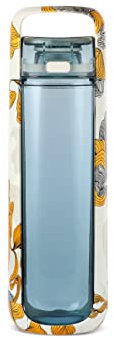 KOR One Planet Tritan-Wasserflasche mit Deckel-Sicherheitsverschluss, Öffnung mit einem Klick und ergonomischem Tragegriff, einzigartiges wassergetauchtes Design, inspiriert von der Natur, 750 ml