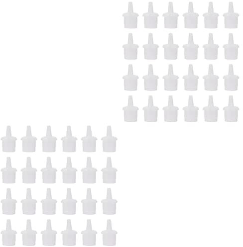 POPETPOP 200pcs Eyelash Extension Glue Bottle Replacement Head Nozzle Tips for Lash Applicator Adhesive Beauty Salon Supplies