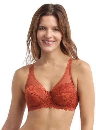 DIM Soutien-Gorge Femme avec Armatures Generous Essentiel x1, Marron, 100C